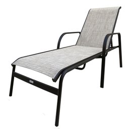Espreguiçadeira Reclinável 72x193cm em Alumínio com Tela Cannes  - 3