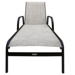 Espreguiçadeira Reclinável 72x193cm em Alumínio com Tela Cannes  - 2
