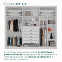 Ver imagem 5 de Guarda-Roupa 6 Portas 6 Gavetas Anápolis Plus 100% MDF Branco
