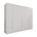 Ver imagem 2 de Guarda-Roupa 6 Portas 6 Gavetas Anápolis Plus 100% MDF Branco