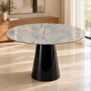 Ver imagem 2 de Mesa de Jantar Redonda 110cm em MDF Pietra Bronze