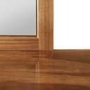 Ver imagem 5 de Cômoda com Espelho e Pés 4 Gavetas Lisboa Marrom/Castanho