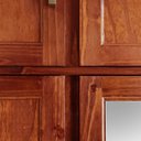 Ver imagem 6 de Guarda Roupa Casal com Espelho e Pés 10 Portas 3 Gavetas Paris