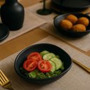 Ver imagem 4 de Cumbuca Orgânica Preto Matte 265ml Porto Brasil Bowl Sushi Servir Mesa Posta Porções