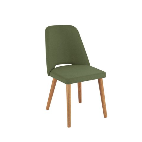 Cadeira para Sala de Jantar Madeira Maciça Estofada Malta Yescasa Verde