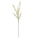 Ver imagem 4 de Jogo 3 Hastes Flor Orquídea Chuva de Ouro Artificial Branca 50cm - Mc Flores