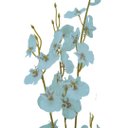 Ver mais imagens de Jogo 3 Hastes Flor Orquídea Chuva de Ouro Artificial Branca 50cm - Mc Flores