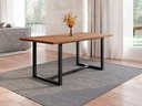 Ver imagem 1 de Mesa Jantar Madeira Maciça 183x92cm 6 Lugares Lumber CabeCasa MadeiraOriginals Marrom