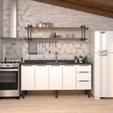 Ver imagem 3 de Gabinete de Aço Para Pia 180cm 4 Portas 3 Gavetas Jupter Cozimax Branco