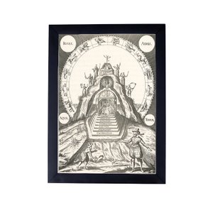 Quadro Ocultismo Hermetismo Rosa Cruz Cabala P8762