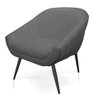 Poltrona Giovana Corino Pés Palito de Ferro - D'Rossi - Grafite - 4