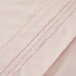 Jogo de Cama Casal 300 Fios com Bordado 4 peças Rose Stripes - 2
