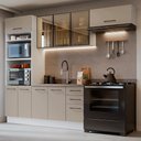 Ver imagem 1 de Armário de Cozinha Completa 270 cm Branco/Crema Agata Madesa 12