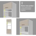 Ver mais imagens de Armário de Cozinha Completa 270 cm Branco/Crema Agata Madesa 12