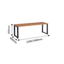 Ver imagem 3 de Banco Mineapolis Preto/Castanho