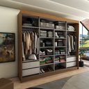 Ver imagem 3 de Guarda-roupa Casal Castle Rock 100% Mdf 2 Portas 4 Gavetas - Panorama Móveis