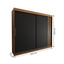 Ver imagem 6 de Guarda-roupa Casal Castle Rock 100% Mdf 2 Portas 4 Gavetas - Panorama Móveis
