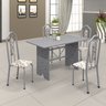 Conjunto de Mesa 120x75cm Tampo Granito com 4 Cadeiras Bianca  - 1