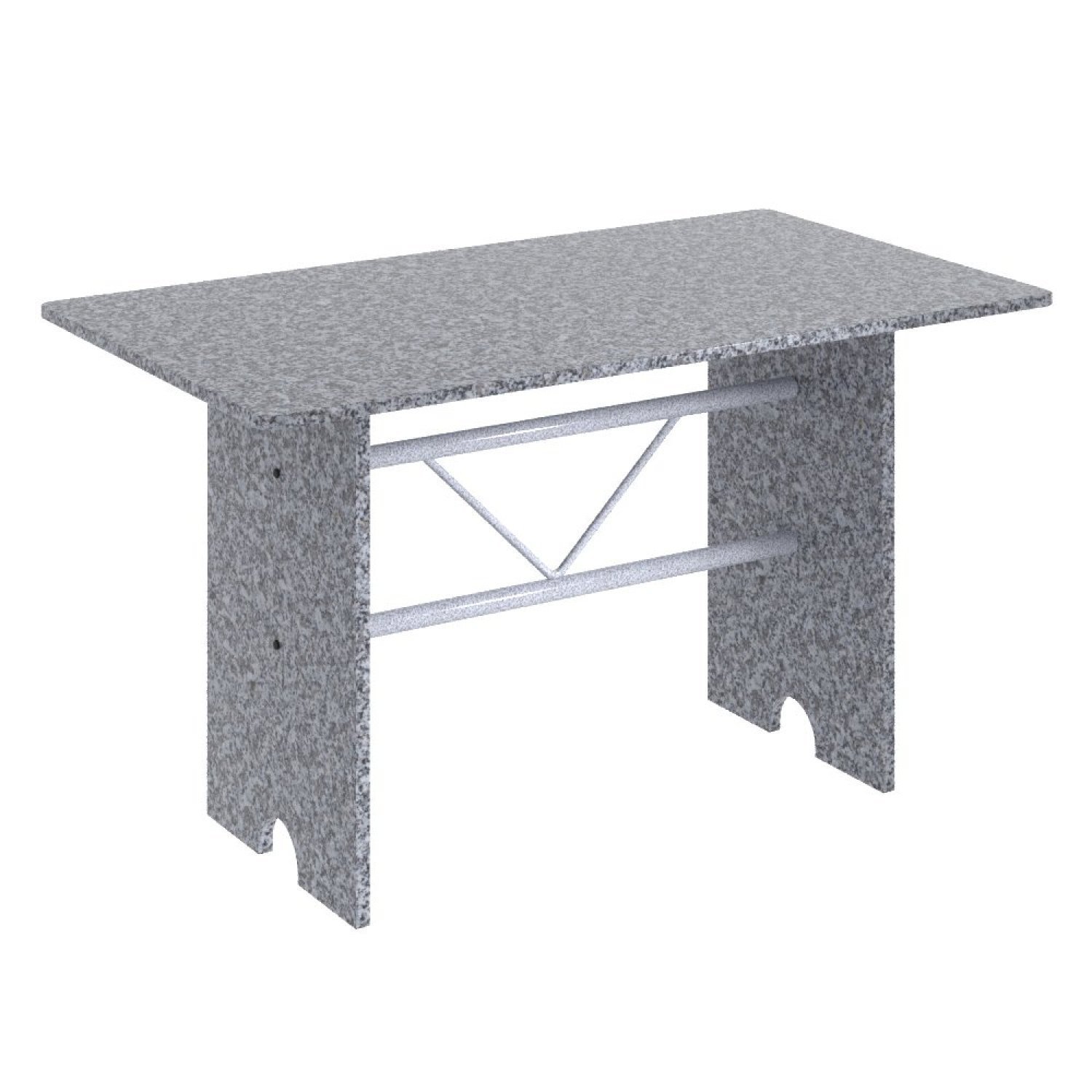 Conjunto de Mesa 120x75cm Tampo Granito com 4 Cadeiras Bianca  - 4