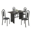 Ver imagem 2 de Conjunto de Mesa 120x75cm Tampo Ardósia com 4 Cadeiras Bianca