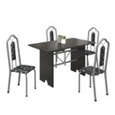 Ver imagem 2 de Conjunto de Mesa 120x75cm Tampo Ardósia com 4 Cadeiras Bianca 