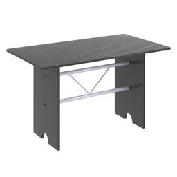 Conjunto de Mesa 120x75cm Tampo Ardósia com 4 Cadeiras Bianca  - 4