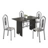 Conjunto de Mesa 120x75cm Tampo Ardósia com 4 Cadeiras Bianca  - 2