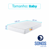 Colchão de Berço Sonos Home Baby 60x130x12cm D18 Dupla Face - 2