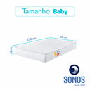Ver imagem 2 de Colchão de Berço Sonos Home Baby 60x130x12cm D18 Dupla Face