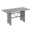 Ver imagem 4 de Conjunto de Mesa 140x75cm Tampo Granito com 6 Cadeiras Bianca Soma Móveis