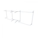 Ver imagem 3 de Arara de Roupas para Loja Quarto Closet 14 Peças Regulável 300x100 Cm Cor Branco Kit Clst1b366