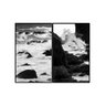 Quadros Díptico Ondas Preto e Branco - 1
