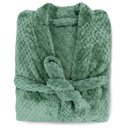 Ver imagem 2 de Roupão Adulto Microfibra Flannel Appel Pollo Verde Campestre