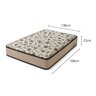 Colchão Paropas Conforto Firme Rb Bege D28 188x138x25 Cm - 2