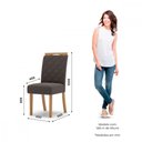 Ver imagem 4 de Conjunto de Mesa Henn Lins com 6 Cadeiras Bella 1,60 Tampo de Vidro