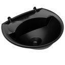 Ver imagem 6 de Pia Lavatório Banheiro 4L + Torneira Branca + Sifão Universal Sanfonado + Engate Flexível + Fita Ved