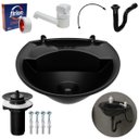 Ver imagem 1 de Pia Lavatório Banheiro 4L + Torneira Branca + Sifão Universal Sanfonado + Engate Flexível + Fita Ved