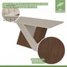 Conjunto Mesa 170cm Tampo MDF/Vidro 6 Cadeiras Vênus Móveis Lopas - 9