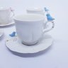 Xícara Chá com Pires Porcelana Birds Round 4 peças Wolff 200ml - 3