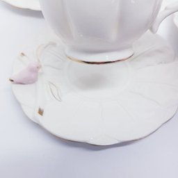 Xícara Chá com Pires Porcelana Birds Round 4 peças Wolff 200ml - 7