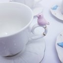 Ver imagem 5 de Xícara Chá com Pires Porcelana Birds Round 4 peças Wolff 200ml