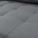 Ver imagem 5 de Sofá Retrátil Reclinável Montebello 2,30m Suede Velut Cinza Molas no Assento - King House