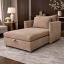 Ver imagem 2 de Poltrona Cama Mônica Suede Decorativa Confortável Moderna Sala Quarto Recepção