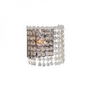 Ver imagem 1 de Arandela Cristal Redondo 160x80x120mm 1 Luz G9 (Não Inclusa) Milano GPMI161201ARRV2 Bronzearte