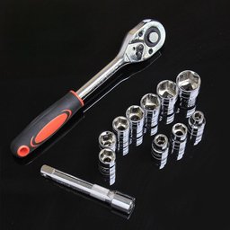 Jogo de Soquete Sextavado 1/2" com 12 Peças Sn73 Snel Ferramentas - 9