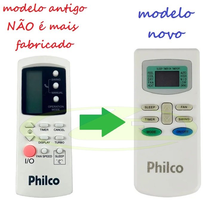 Controle Original Ar Philco Britânia Ph12000fm 096652001 Ph12000fm3 096652038 Ph12000qfm 096652000 P - 3