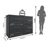 Cômoda para Quarto 8 Gavetas Elegance - 3