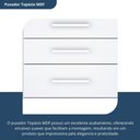 Ver imagem 5 de Cômoda para Quarto 8 Gavetas Elegance Branco