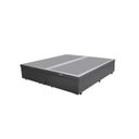 Ver imagem 2 de Cama Box Baú King Ortobon Bipartido a Colchões Sintético Cinza 41x193x203