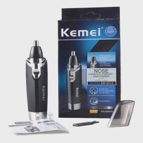 Mini Cortador Aparador Barba Nariz Bigode Kemei Km-6512